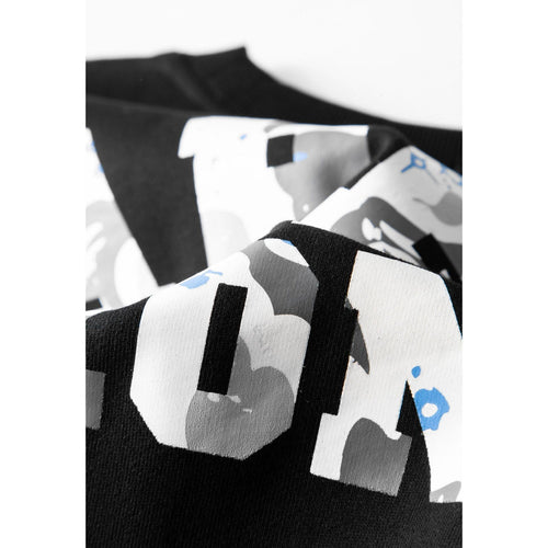 Bathing Ape Sweatshirts Generation Autumn and Winter Starry Sky Luminous Printed Long-Sleeved T-shirt