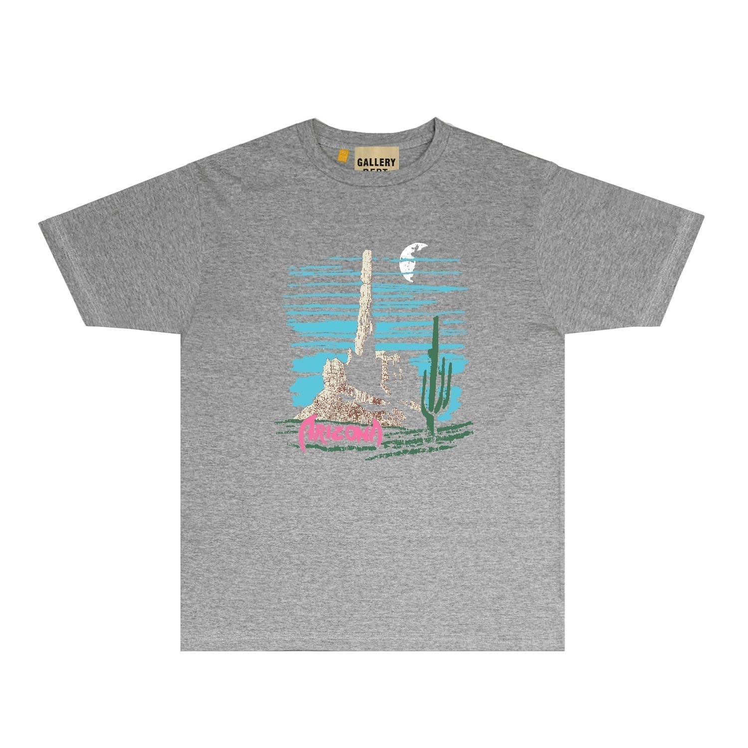 Gallery Dept T Shirt Retro Printed Loose Short-Sleeved Shirt
