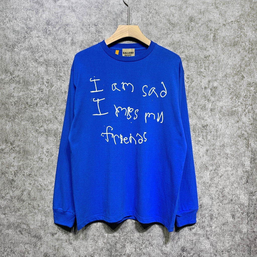Gallery Dept Long Sleeved Shirt Fashion Brand Long Sleeve Long-Sleeved T-shirt Blouse