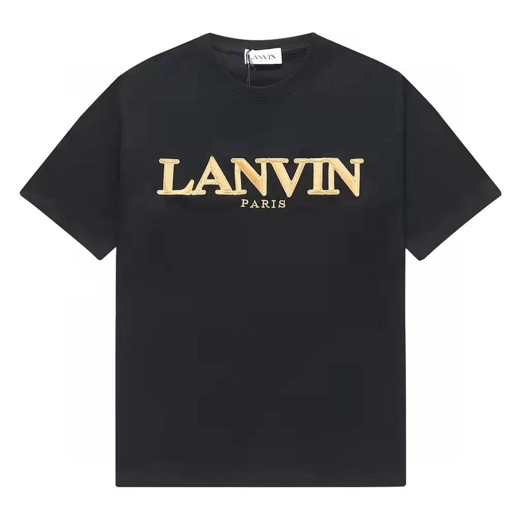Gallery Dept T-Shirt Joint Letter Logo Embroidery Short Sleeve T-Shirt