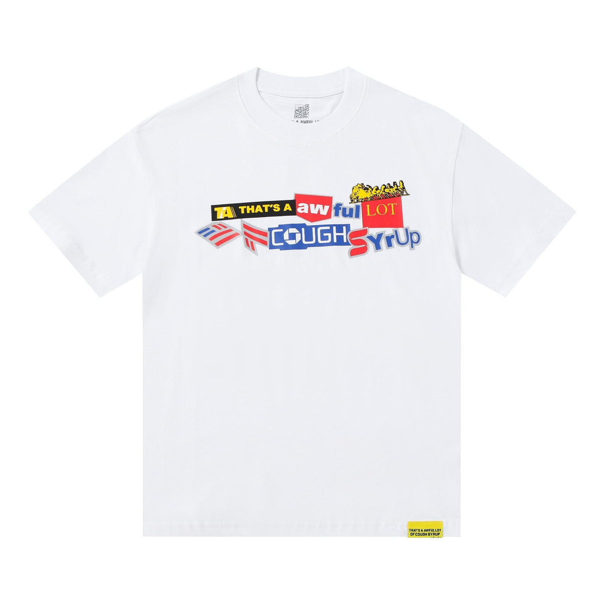 THAT'S A AWFUL LOT OF COUGH SYRUP Front & Back Graphic Short-Sleeve T-Shirt ¡ª front