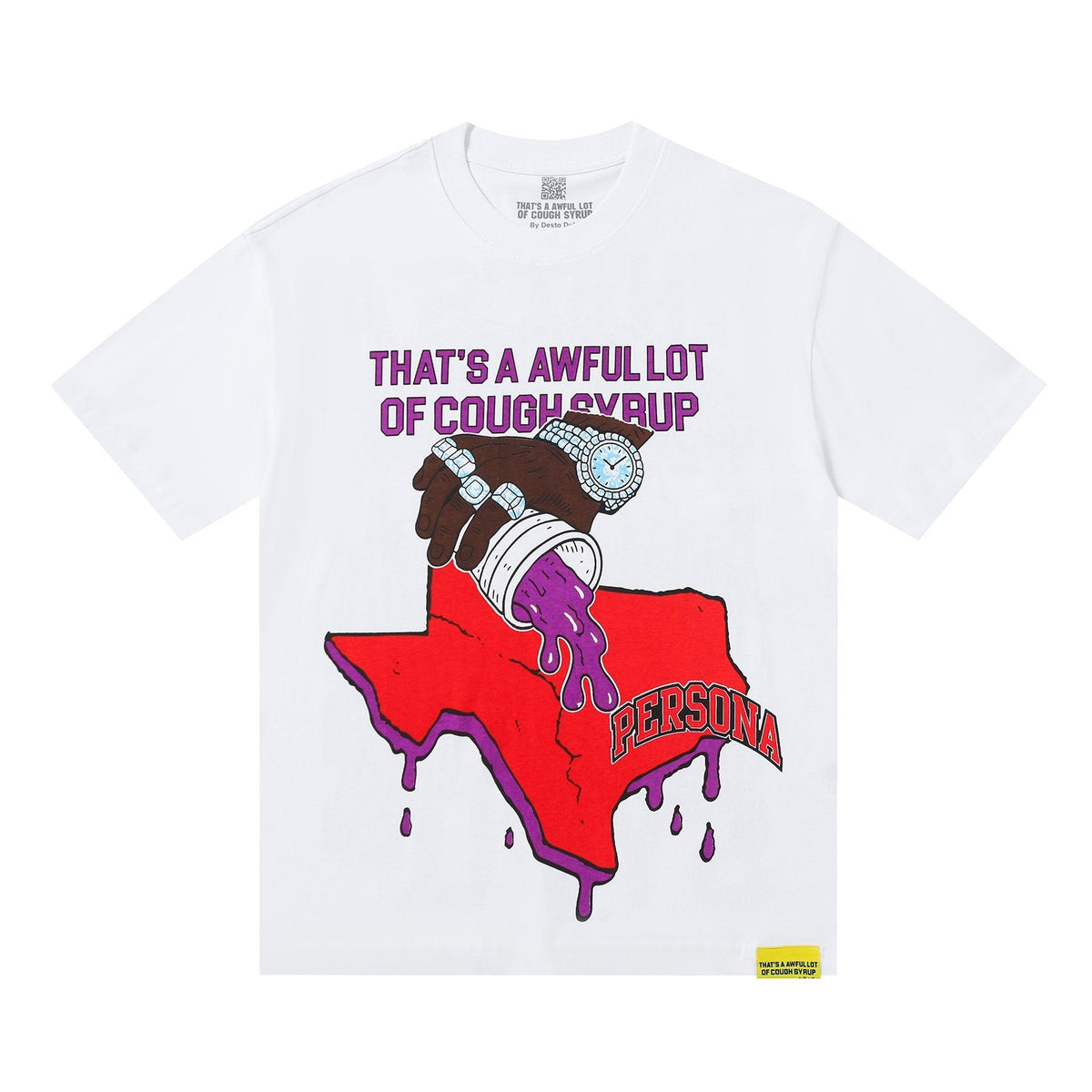 THAT'S A AWFUL LOT OF COUGH SYRUP Front & Back Graphic T-Shirt ¡ª front