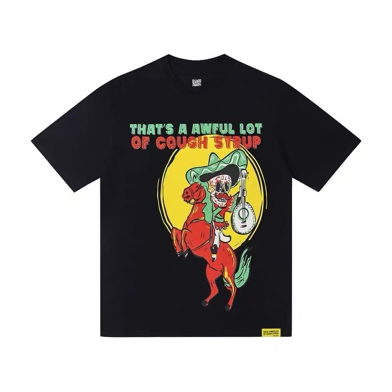 THAT'S A AWFUL LOT OF COUGH SYRUP Front & Back Graphic T-Shirt ¡ª front