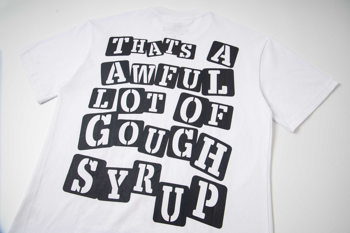 THAT'S A AWFUL LOT OF COUGH SYRUP Skeleton Graphic T-Shirt ¡ª detail