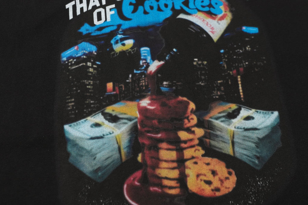 THAT'S A AWFUL LOT OF COUGH SYRUP Cookies & Cash Graphic T-Shirt ¡ª detail