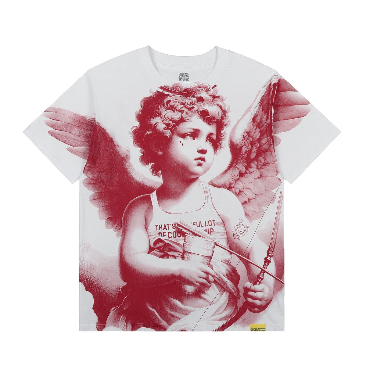 THAT'S A AWFUL LOT OF COUGH SYRUP Cherub Graphic T-Shirt ¡ª front