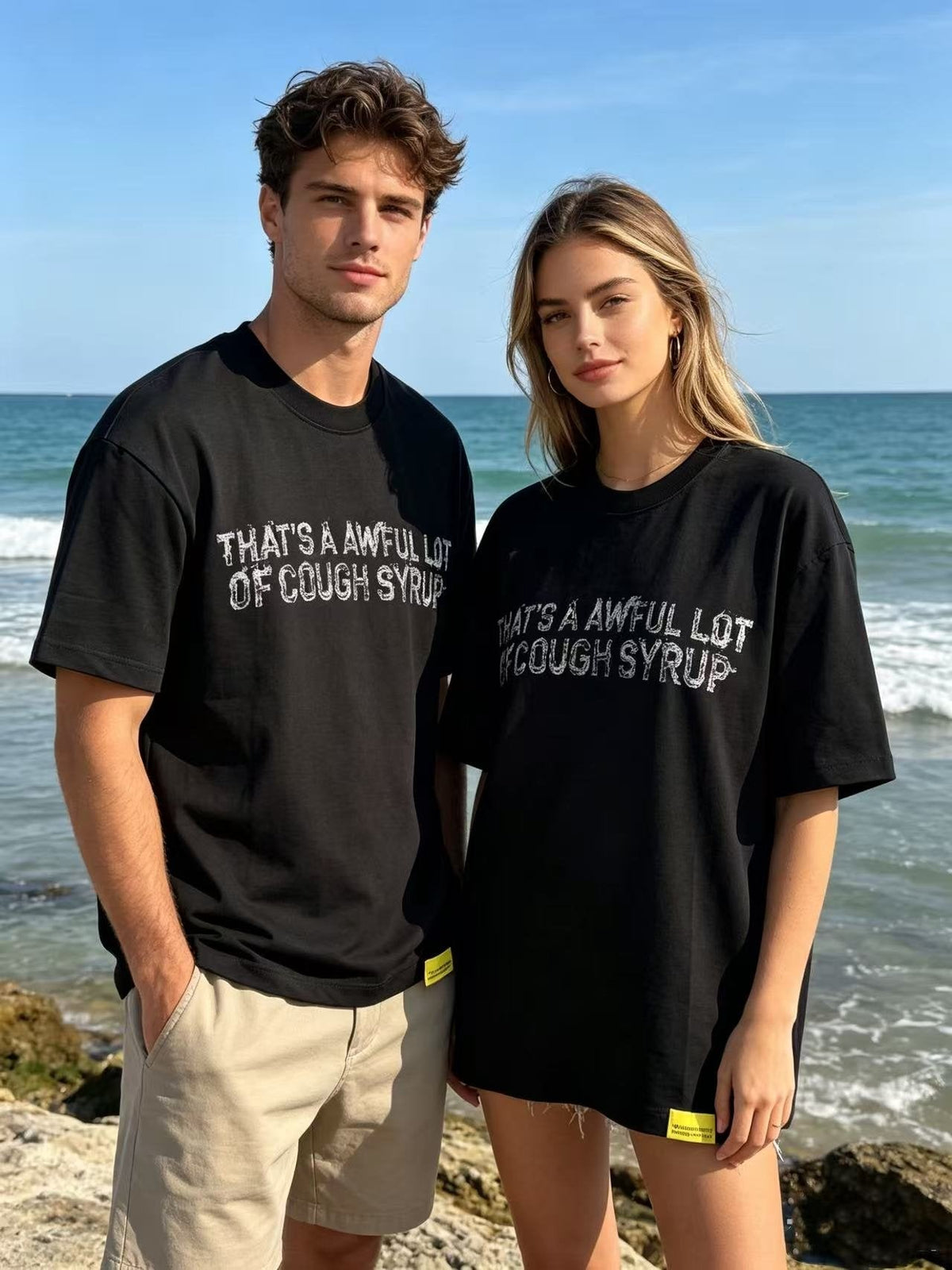 THAT'S A AWFUL LOT OF COUGH SYRUP Graphic T-Shirt ¡ª context