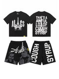 THAT'S A AWFUL LOT OF COUGH SYRUP Paris Eiffel Graphic Short-Sleeve Set ¡ª front