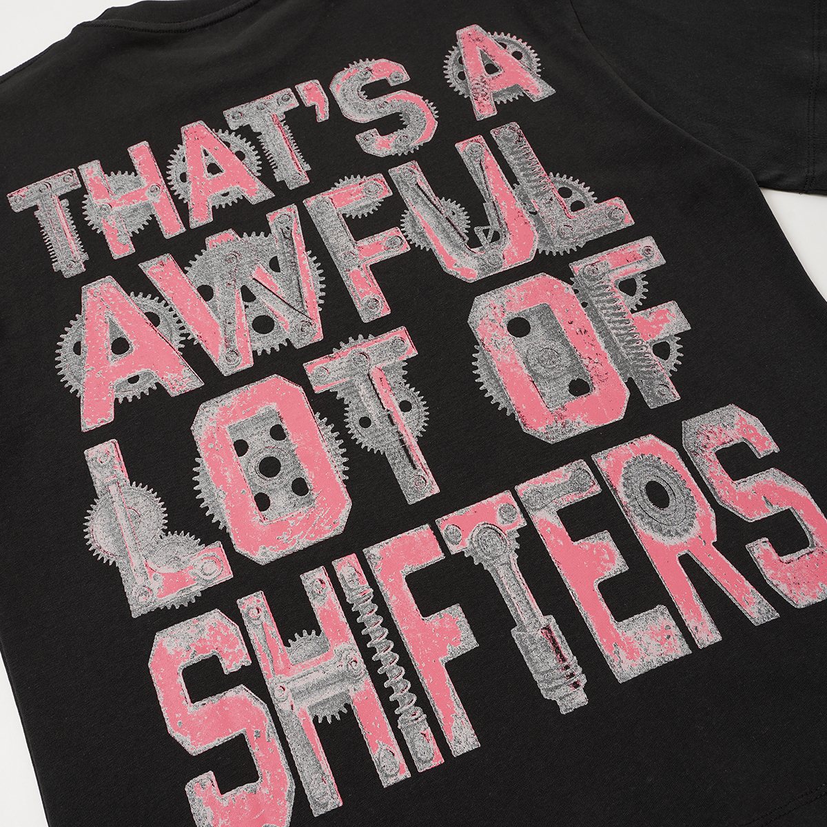 THAT'S A AWFUL LOT OF COUGH SYRUP Front & Back Graphic T-Shirt ¡ª detail