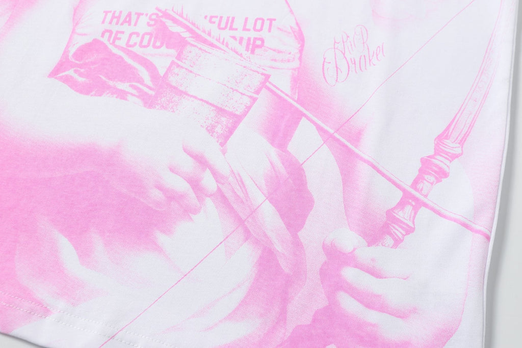 THAT'S A AWFUL LOT OF COUGH SYRUP Angel Gothic Text Graphic T-Shirt ¡ª detail